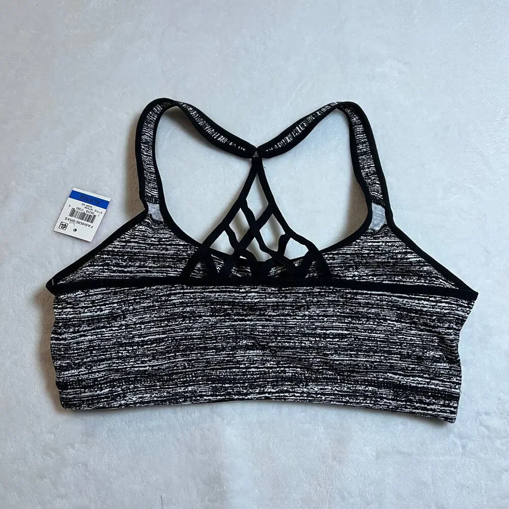 BUNDLE (4) Material Girl Active Sports Bra Size X-Large NEW Workout Gym Active